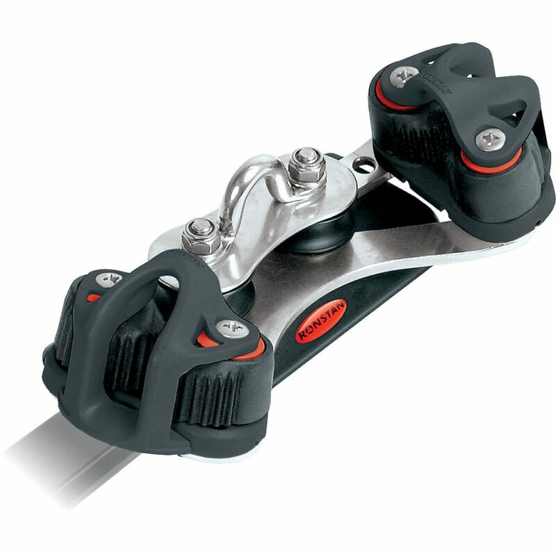 Series 22 Traveller Car, 2 Control Sheaves with Cleat