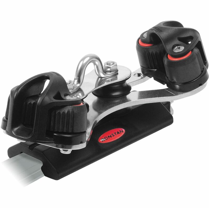 Series 22 Traveller Car, 4 Control Sheaves with Cleat
