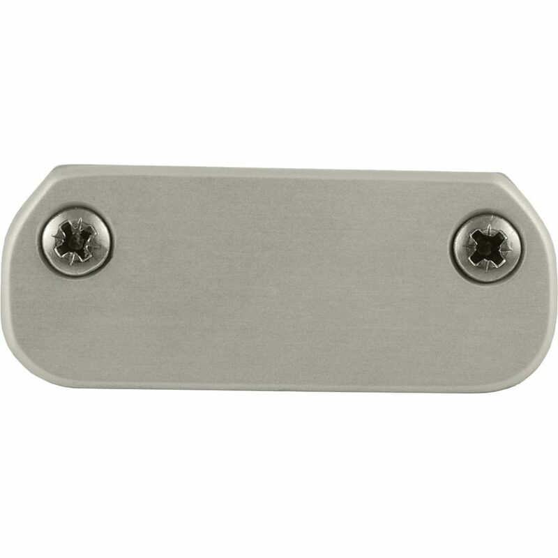 Series 22 Cover Plate for End Stop, SIlver - Image 2