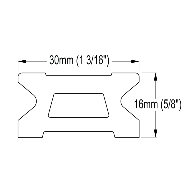 Series 30 Ball Bearing Traveller Track, 3m - Image 2