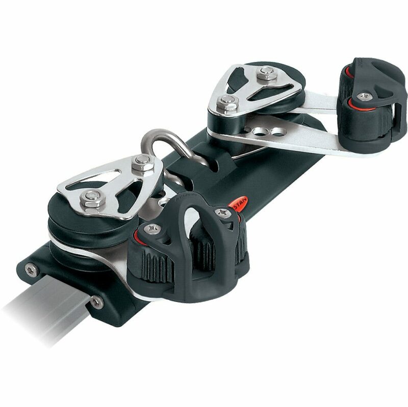 Series 30 Traveller Car, 4 Control Sheaves with Cleat