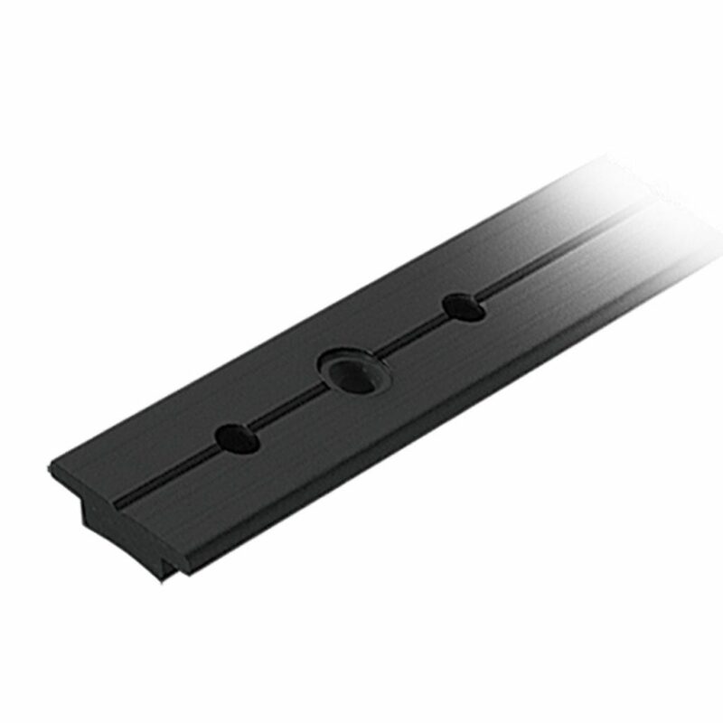 Series 25, T-Track, Black, Racing Stop Holes, 1m