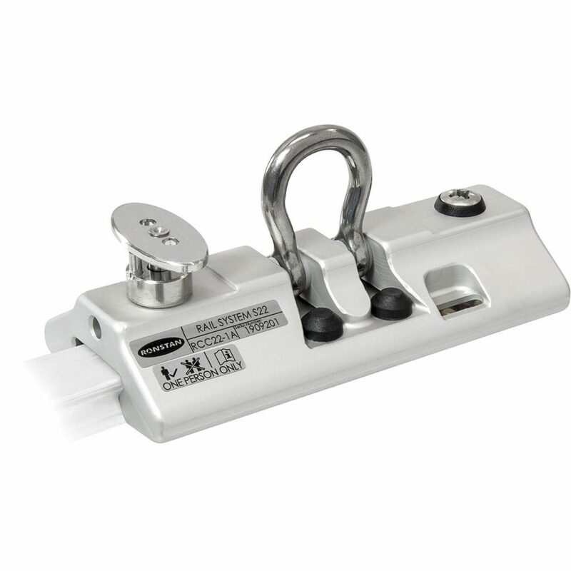 Series 22 Safety Rail Car with Plunger Stop, Silver
