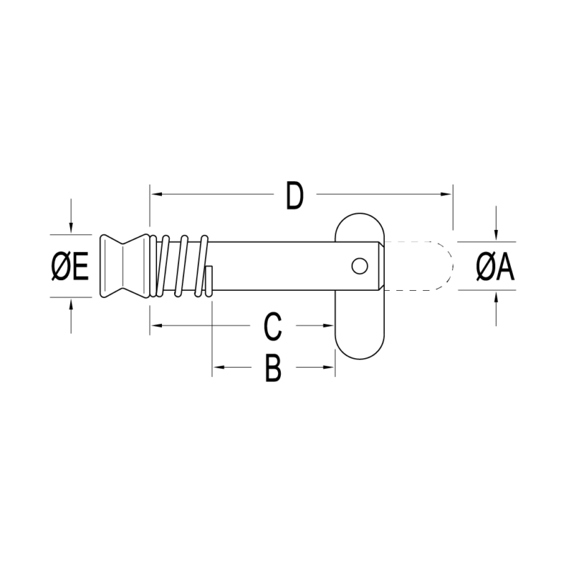 Toggle Pin 19mm Long6.4mm Diameter - Image 2