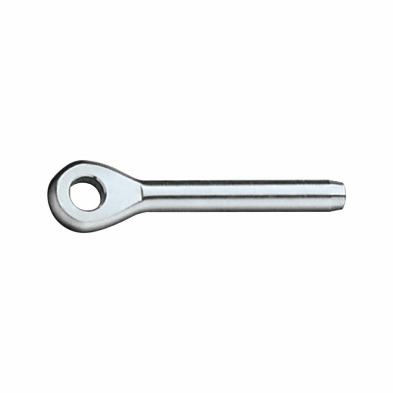 Eye Swage Terminal for 5mm Metric Wire, 8.1mm Hole
