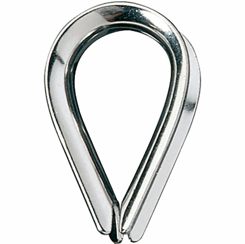 Stainless Thimble for 4mm (5/32") Wire