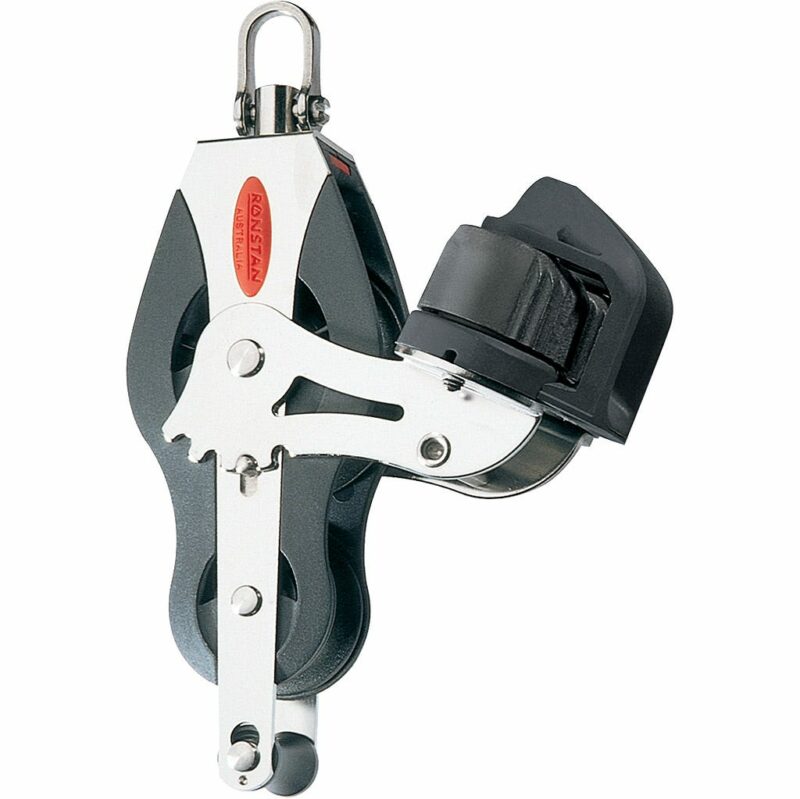 Series 50 Ball Bearing Block, Fiddle with Becket and Cam Cleat