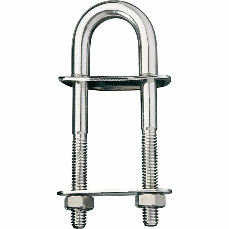 Turned U Bolt 5/16" x 4" Stud