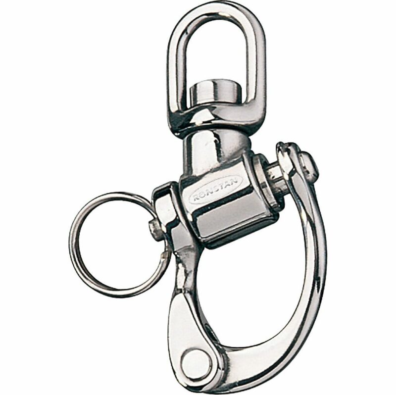 Swiveling Small Bail Trunion Snap Shackle 70mm