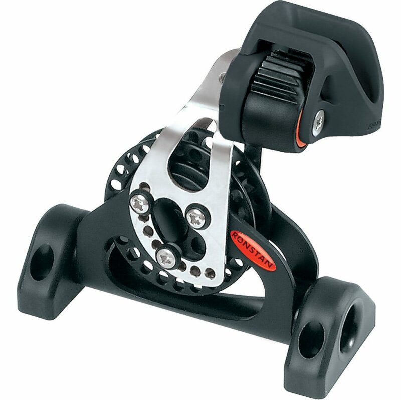Series 60 Ratchet Pivoting Low Lead Block with Cleat, Single