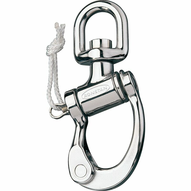 Swiveling Small Bail Trunion Snap Shackle 150mm