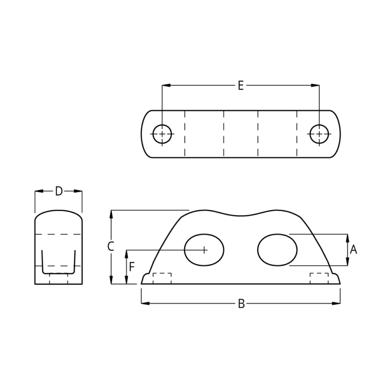 RopeGlide™ Double Fairlead, 12mm - Image 2