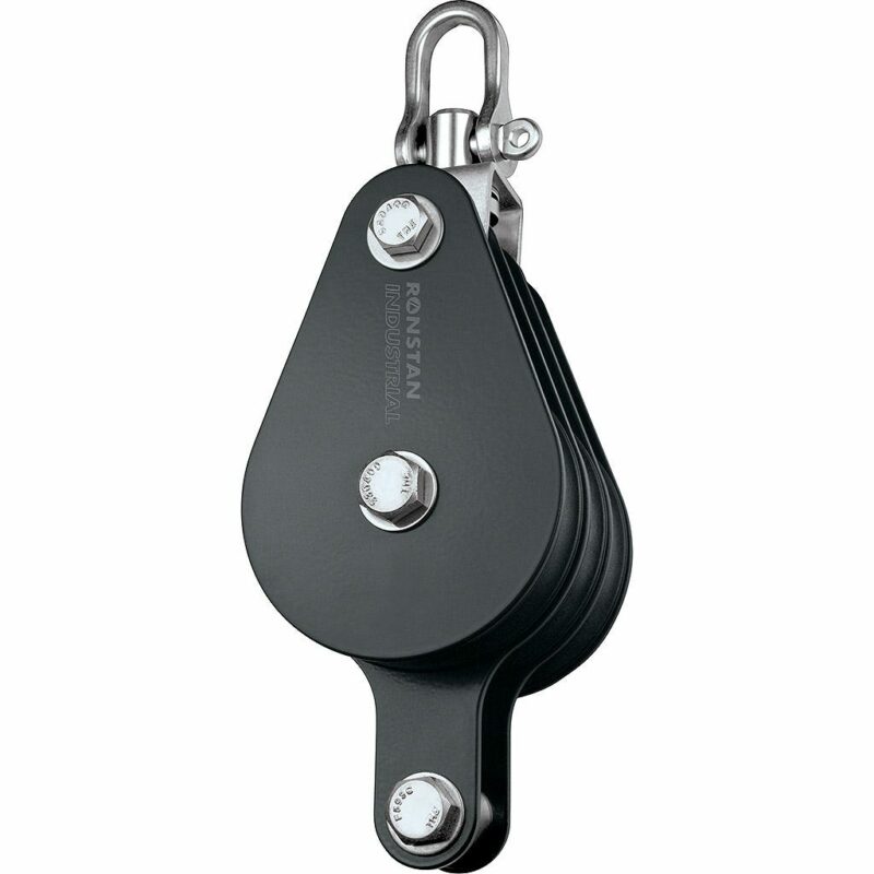 Series 75 Industrial Pulley Block, Triple with Becket