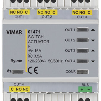 Multifunct.autom.actuator 4OUT relay