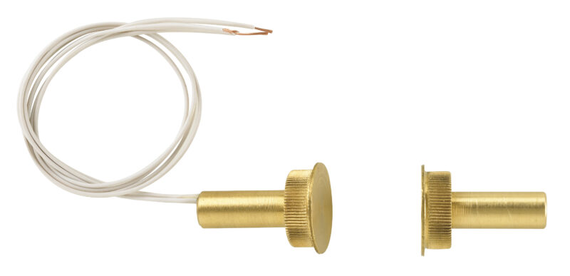 By-alarm flush metal magnetic contact