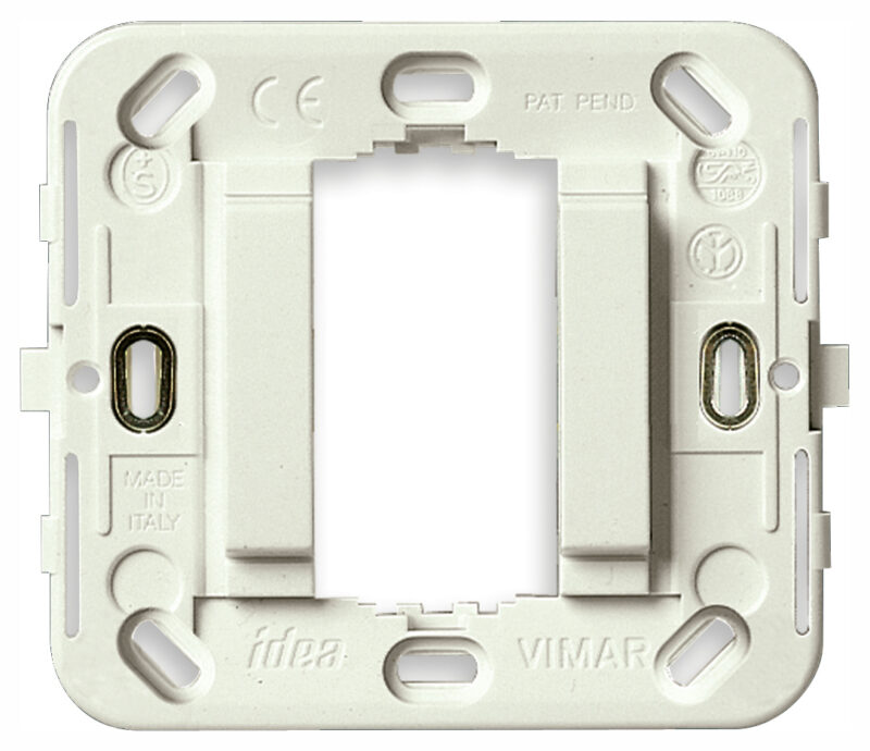Frame 1M smooth no/screws ø60/56x56mm w