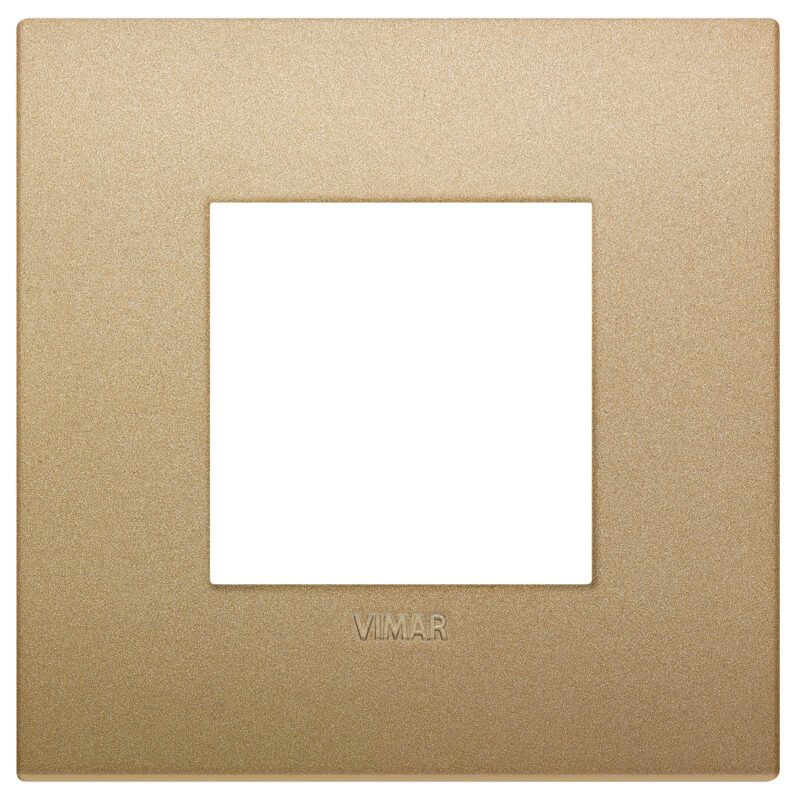 Classic plate 2M technopolymer matt gold