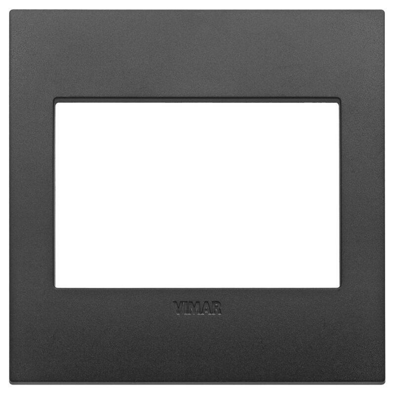 Classic plate 3MBS technopolymer black