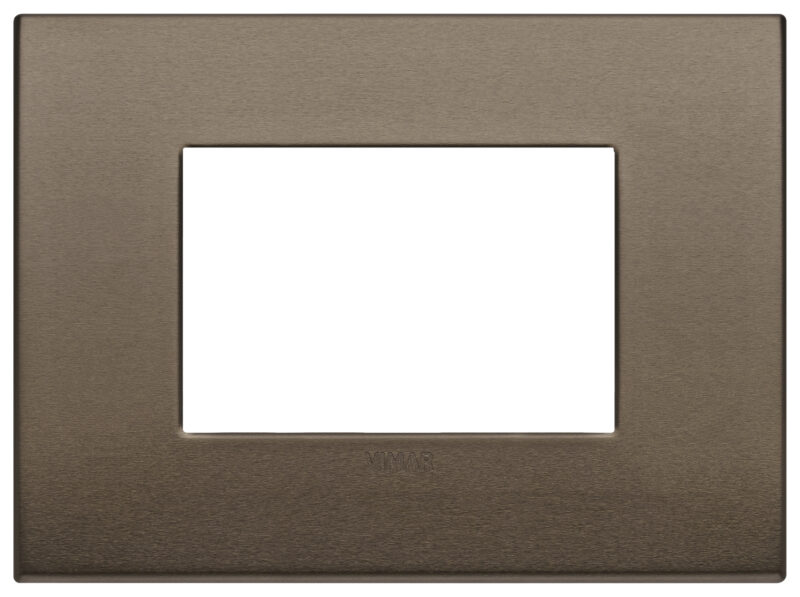 Classic plate 3M aluminium dark bronze