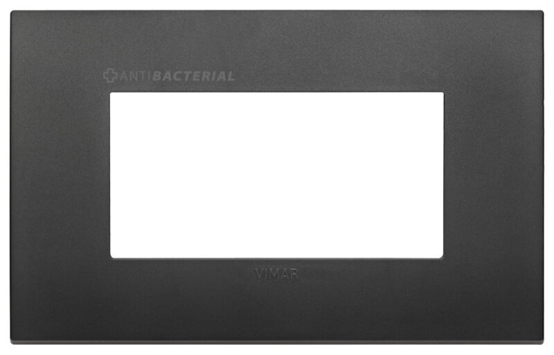 Classic plate 4M techno antibact. black