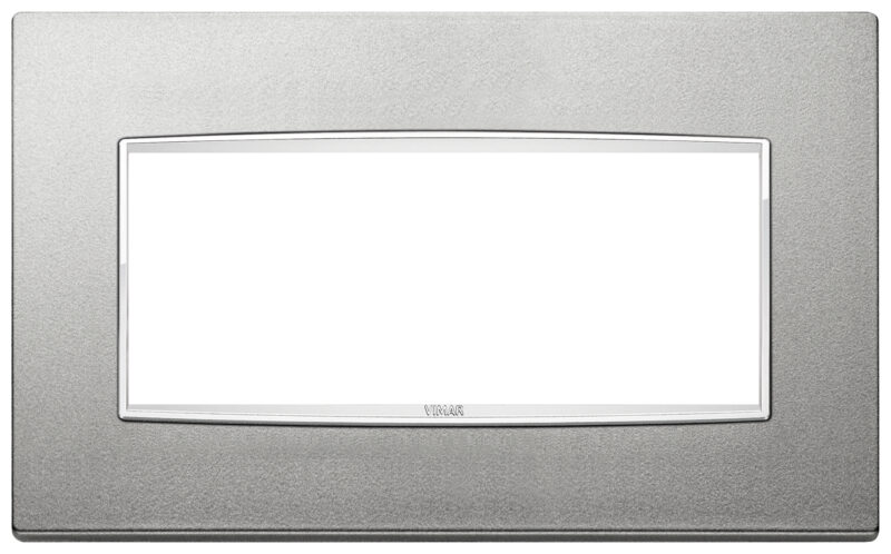 Classic plate 5MBS Bright matt silver
