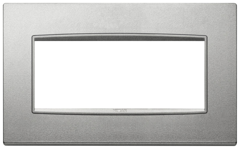 Classic plate 5M BS Bright matt silver
