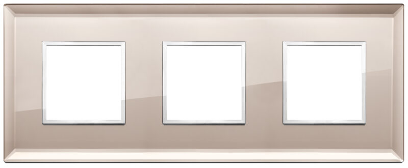 Plate 6M (2+2+2) 71mm bronze mirror