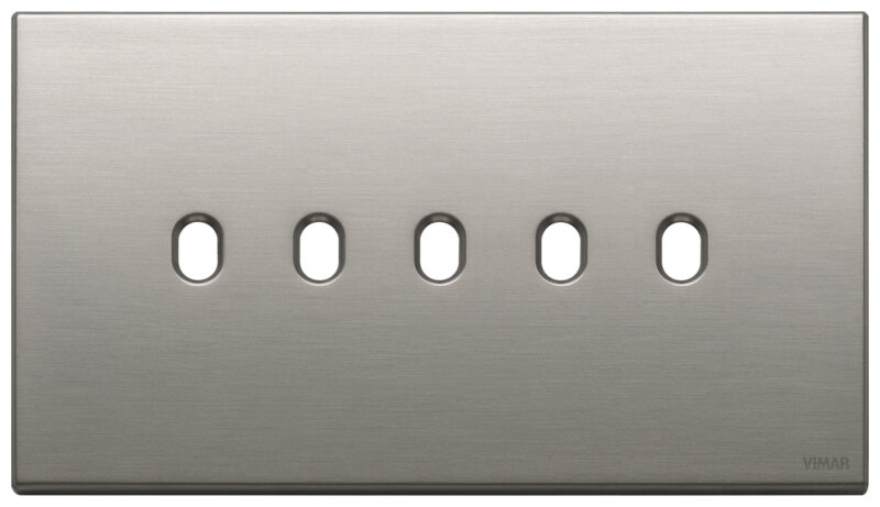 Plate 5Mx5 BS Vintage brushed nickel