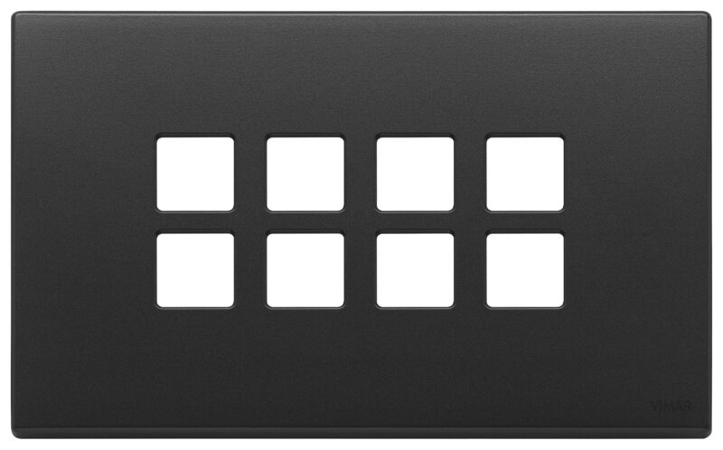 Plate 4Mx8 Flat anthracite grey