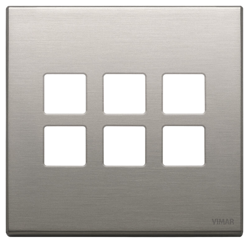 Plate 3Mx6 BS Flat brushed nickel