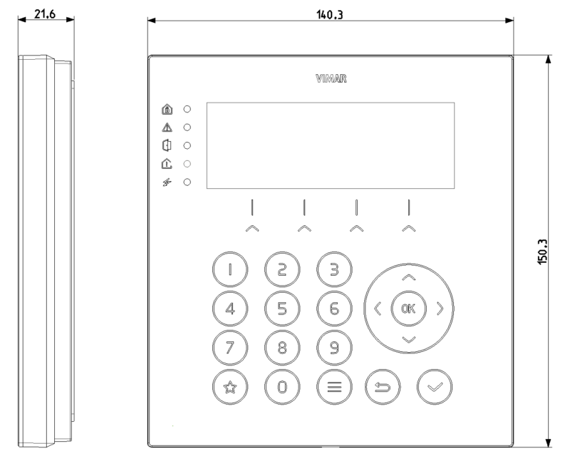 By-alarm Plus keypad with display - Image 2
