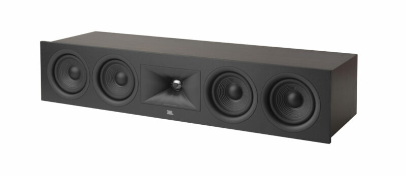 Stage 245C 2-5-Way Quad 4.5-inch Center Channel Loudspeaker, Black