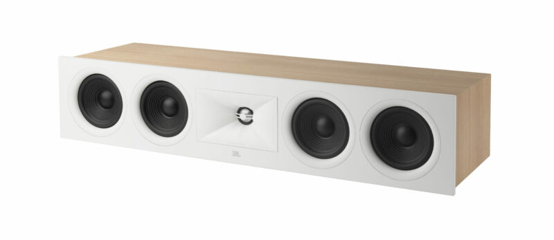 Stage 245C 2-5-Way Quad 4.5-inch Center Channel Loudspeaker, White