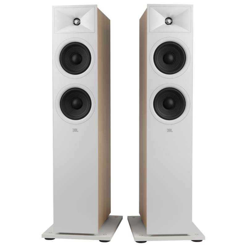 Stage 260F 2.5-Way Dual 6.5-inch (165mm) Floorstanding Loudspeaker, White, (Pair)