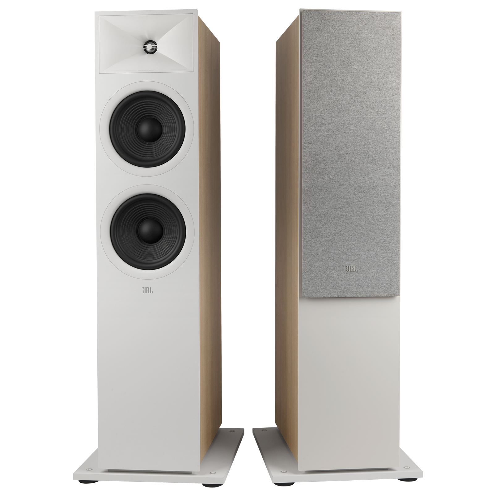 Stage 280F 2.5-Way Dual 8-inch (200mm) Floorstanding Loudspeaker, White, (Pair)