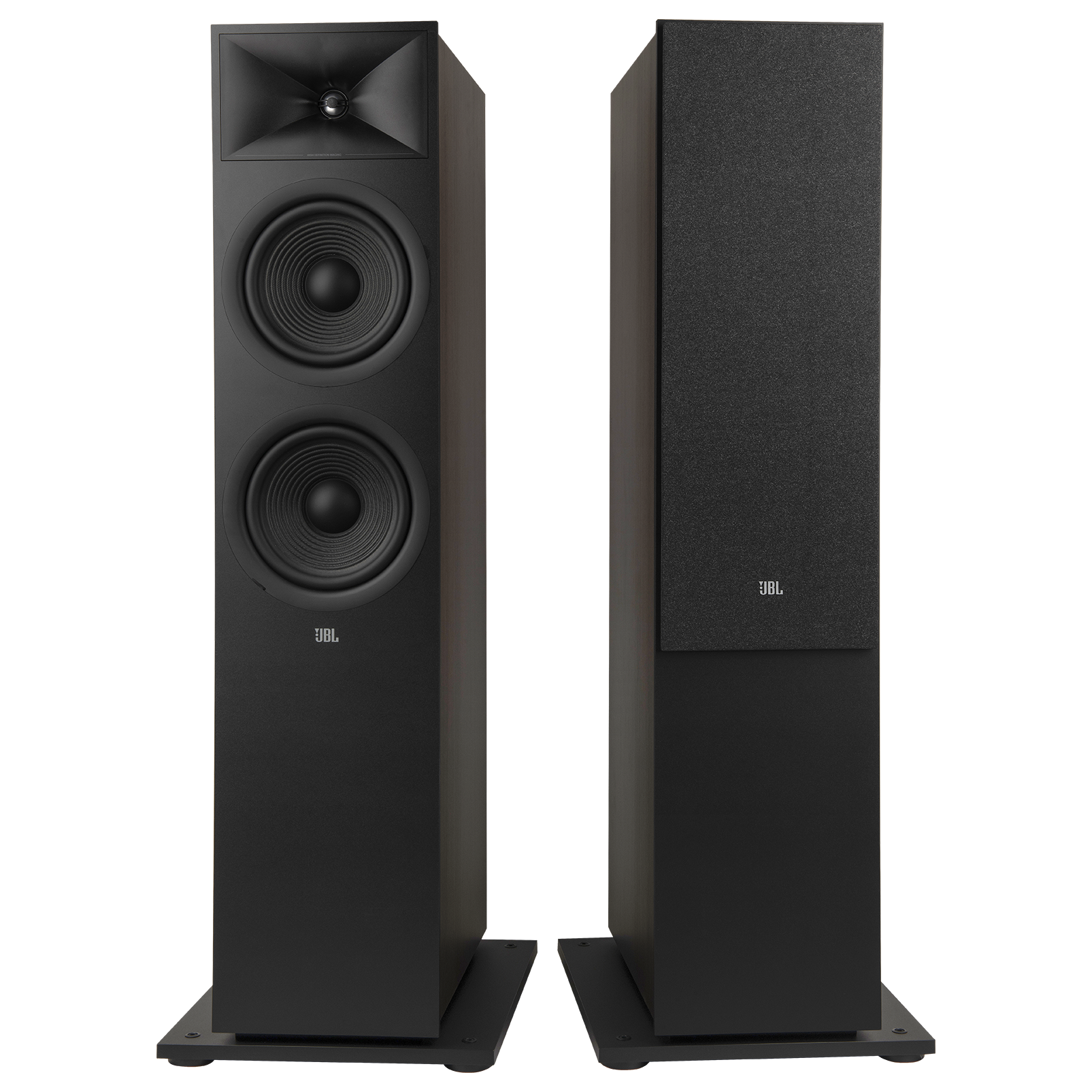 Stage 280F 2.5-Way Dual 8-inch (200mm) Floorstanding Loudspeaker, Black, (Pair)