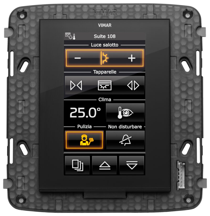 Touch screen 4,3in Full Flat KNX grey