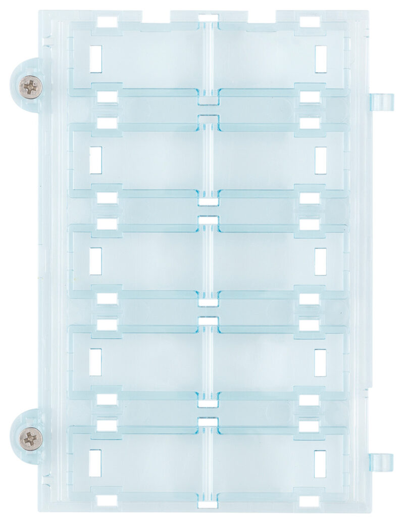 Transp. cover with 2 screws for 41010