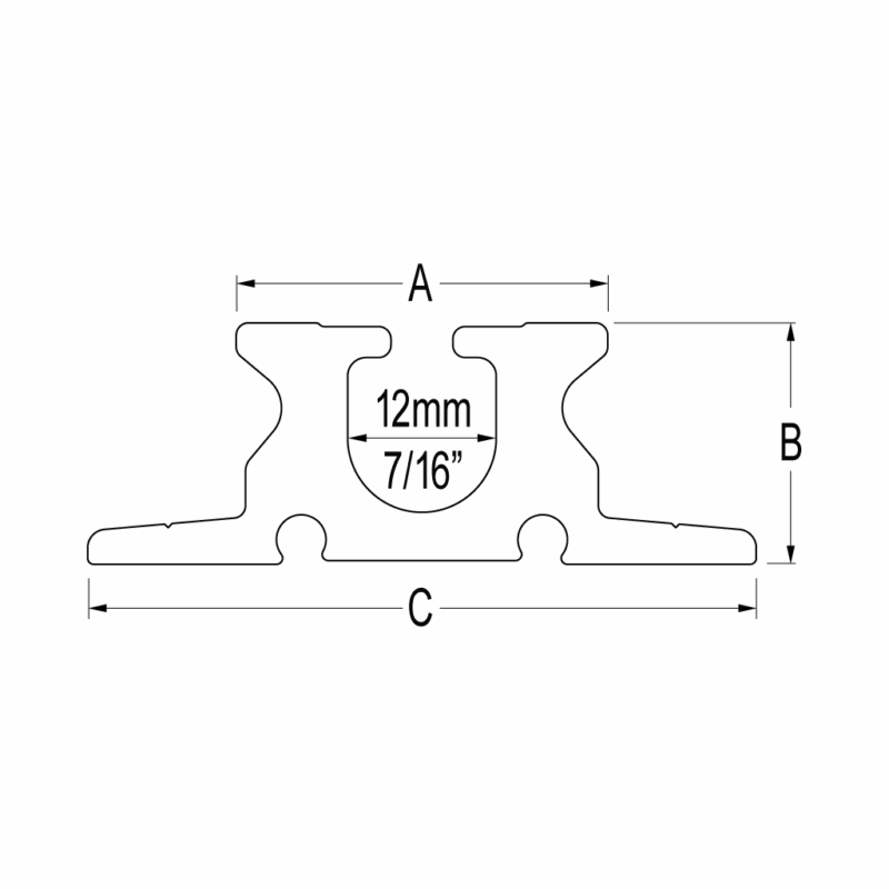 Series 30 Luff Groove Mast Track, 3m - Image 2