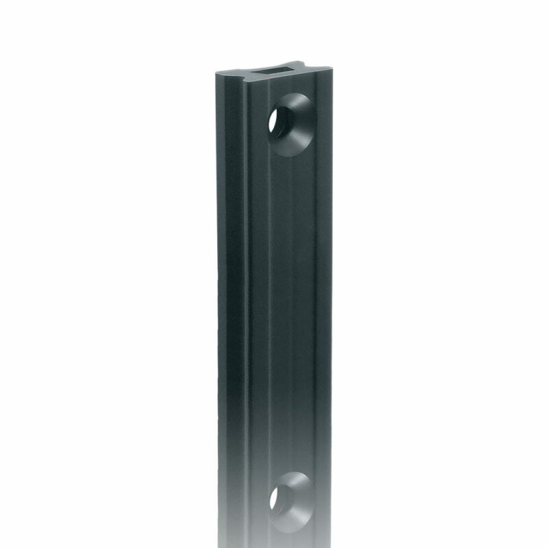 Series 30 Mast Track Gate. Silver. 400mm M8 CSK fastener hol