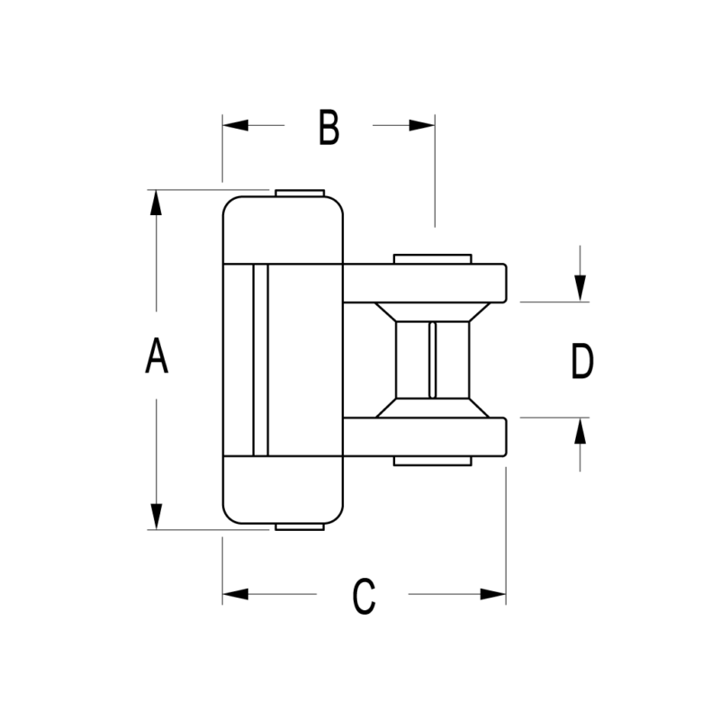 Series 6 Ballslide™ Intermediate Car, Wide Foot - Image 2
