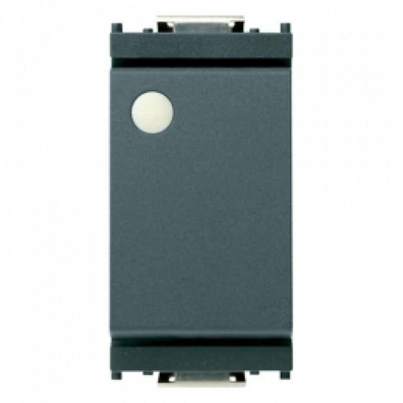 1P 16AX 2-way switch luminescent grey