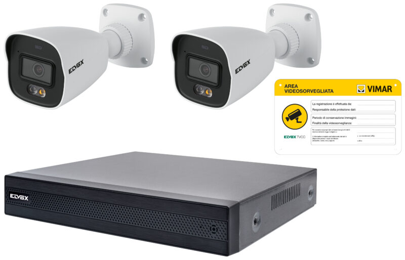 Kit IP 4CH PoE 4 Mpx FF Color