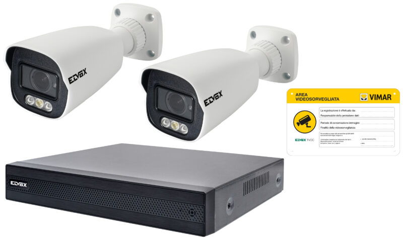 Kit IP 8CH PoE 4 Mpx VF Color