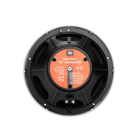 JBL Stage Marine 10" (250mm) Subwoofer, white - Image 2