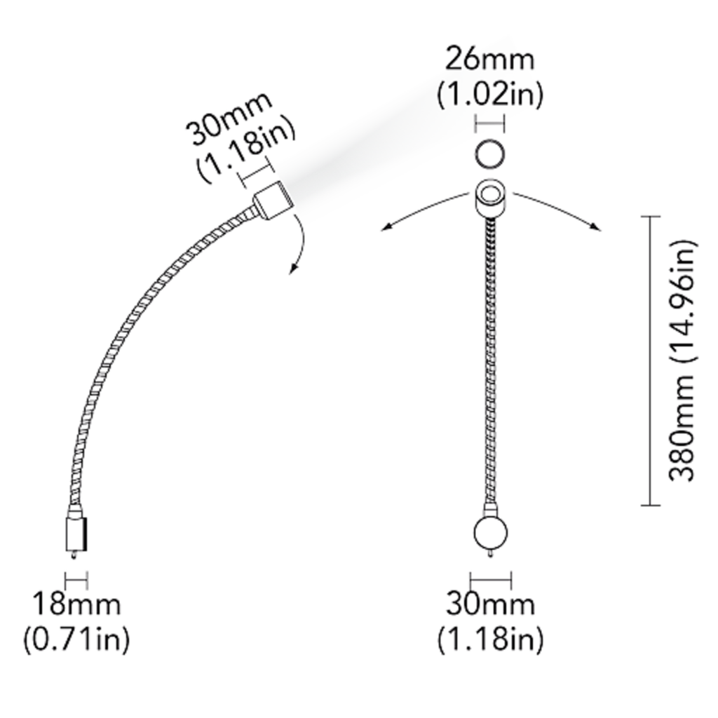 Lamp Catalina I Brass | Polished Chrome 2700K - Image 2